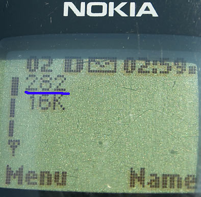 Nokia CDMA netmonitor screen #2