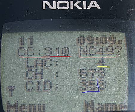 Nokia GSM netomonitor screen #11
